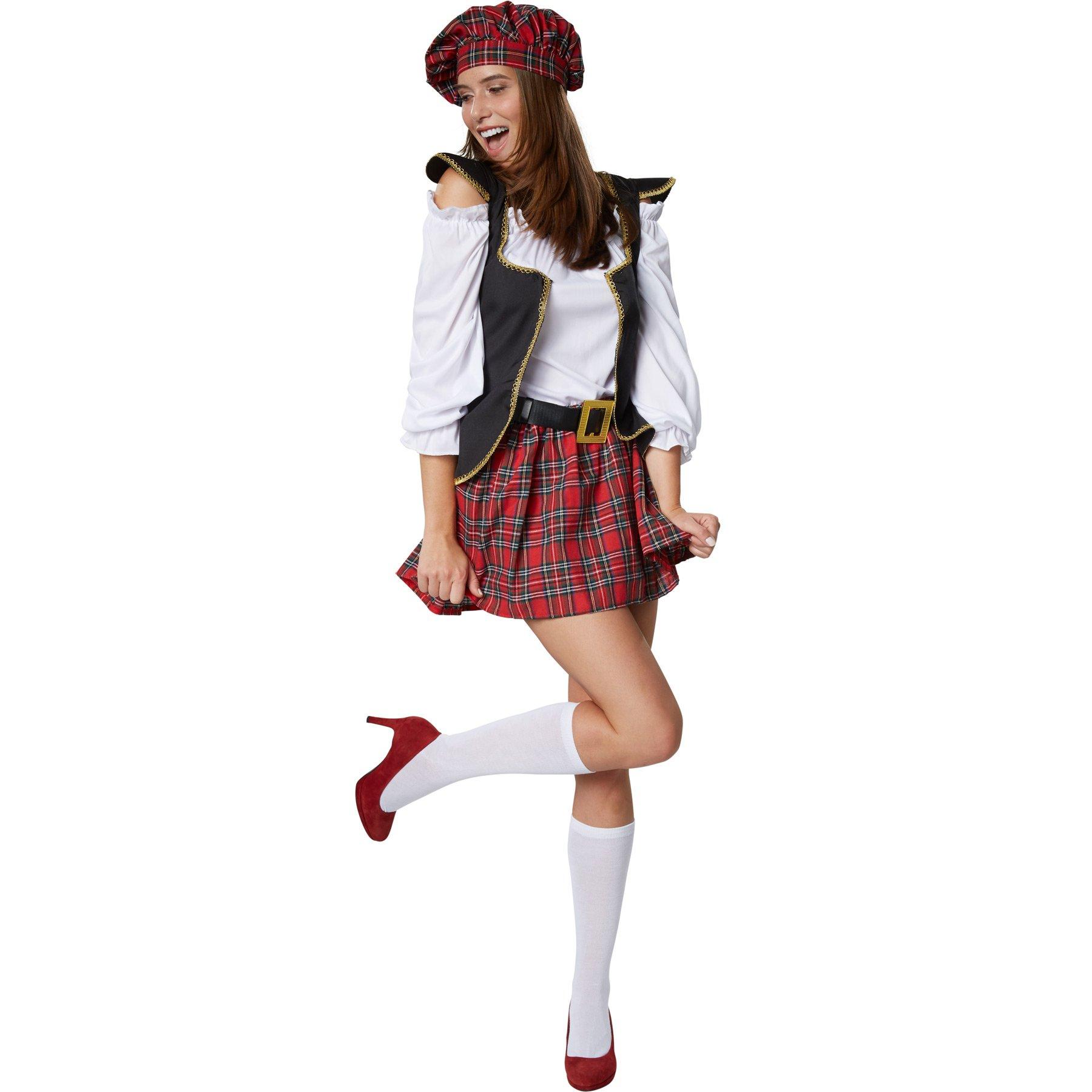 Tectake Frauenkostüm Schotten-Girl