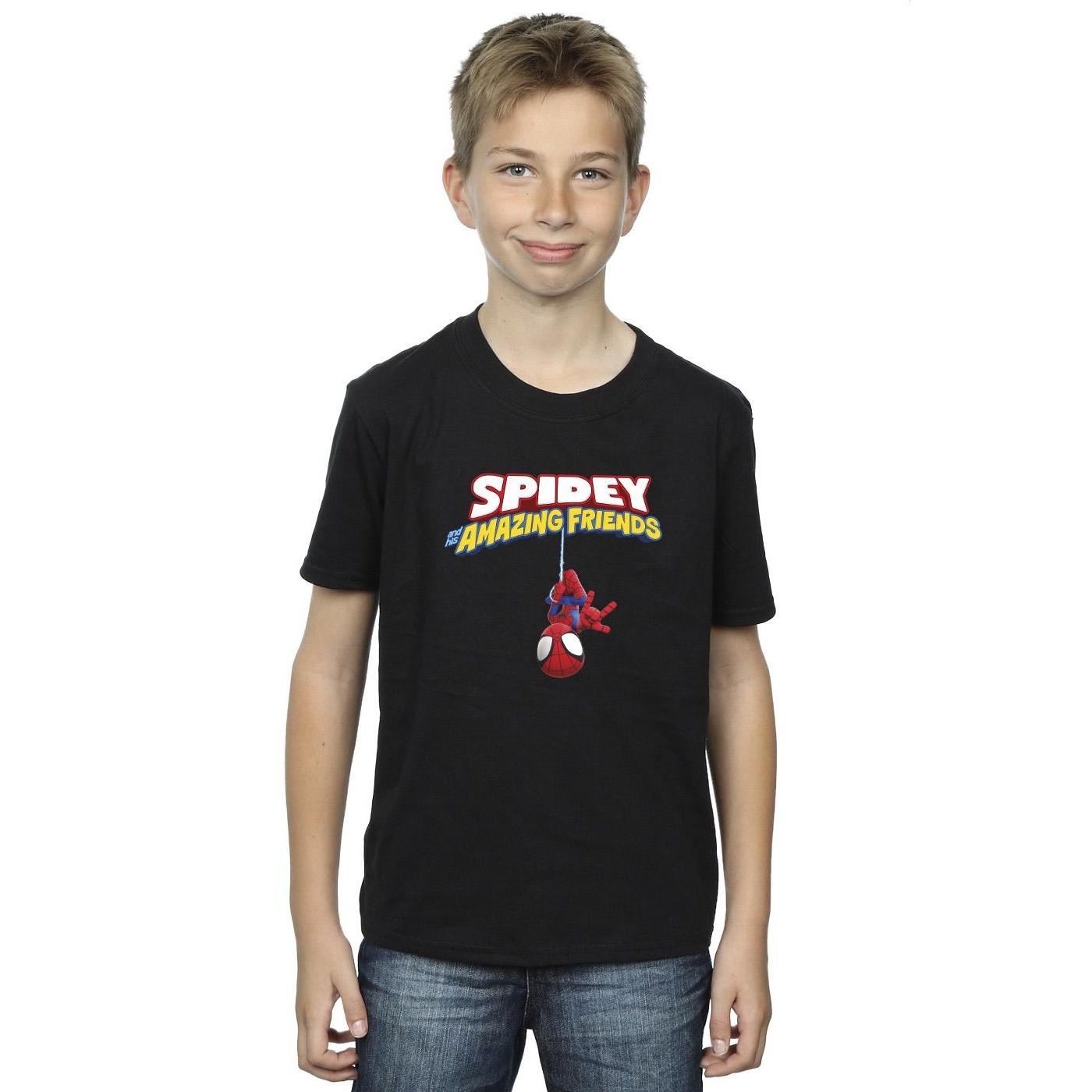 MARVEL Hanging Upside Down TShirt