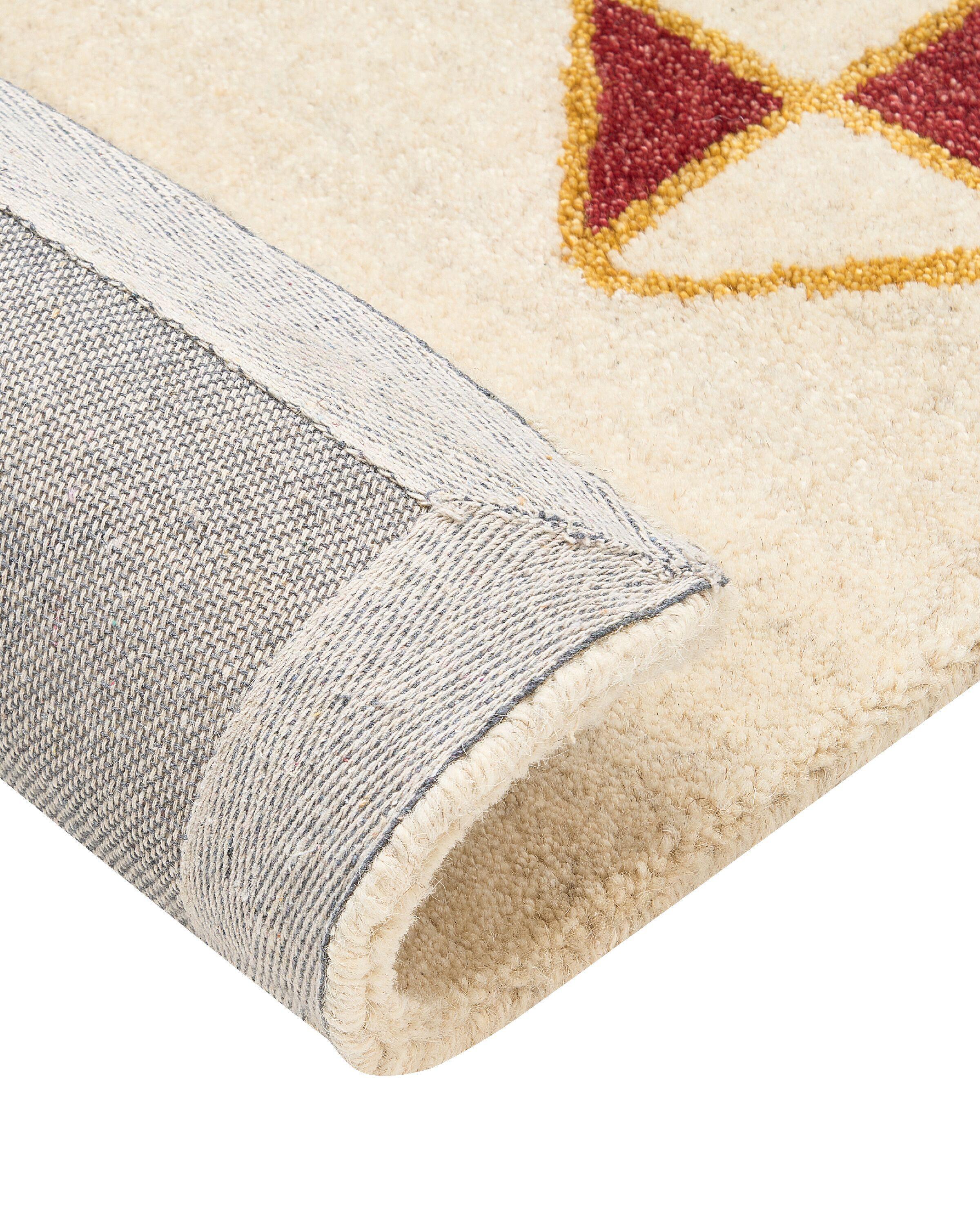 Beliani Teppich aus Wolle Boho MISINLI