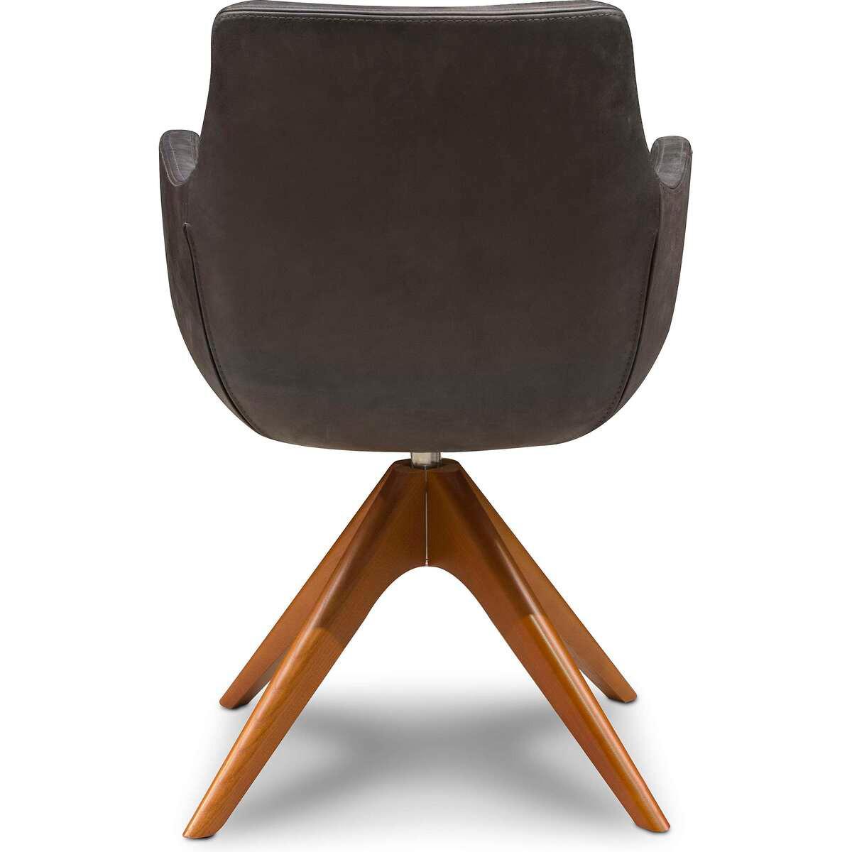 mutoni Armlehnstuhl Annabel Africa Superblack Sternfuss Holz