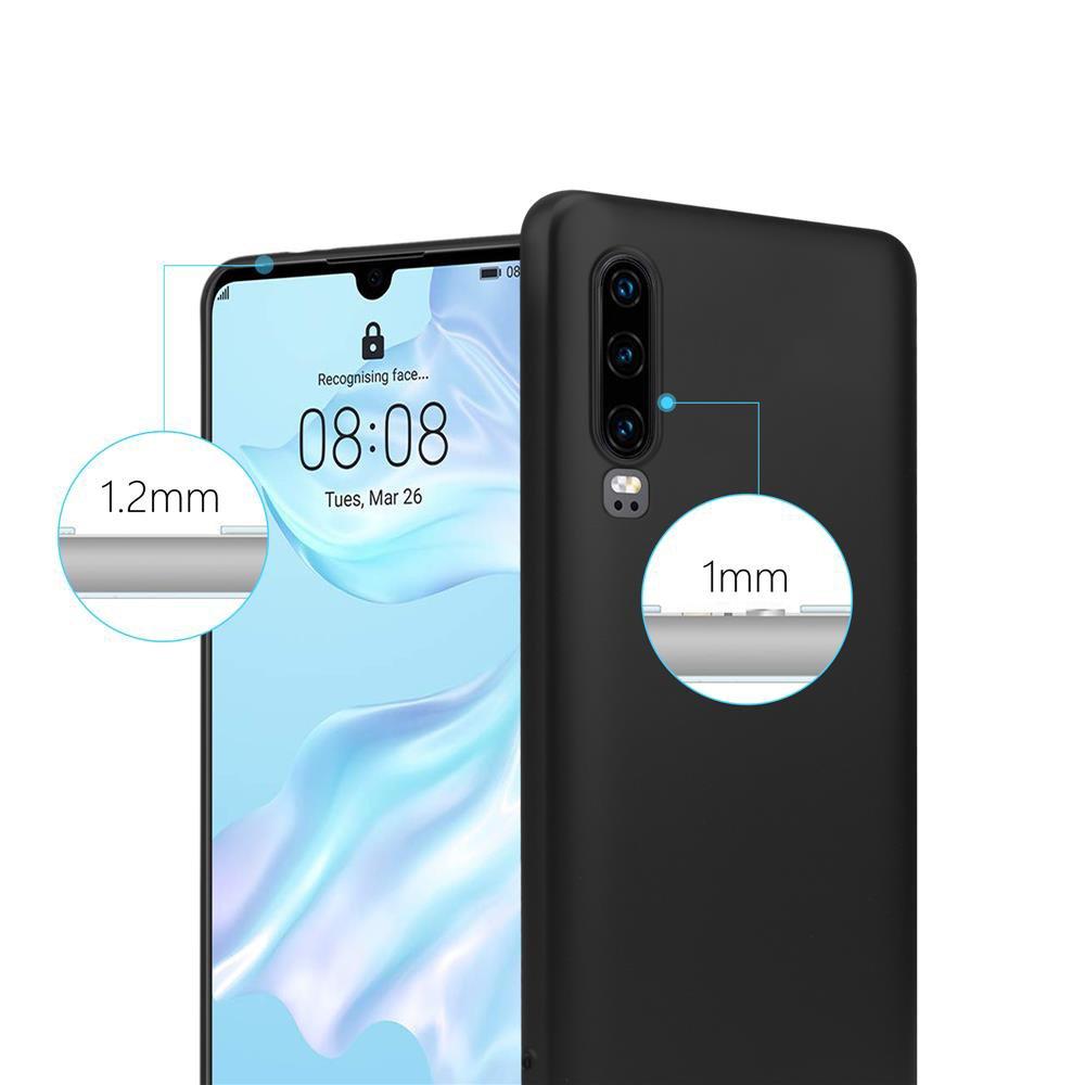 Cadorabo Hülle für Huawei P30 TPU Silikon Matt