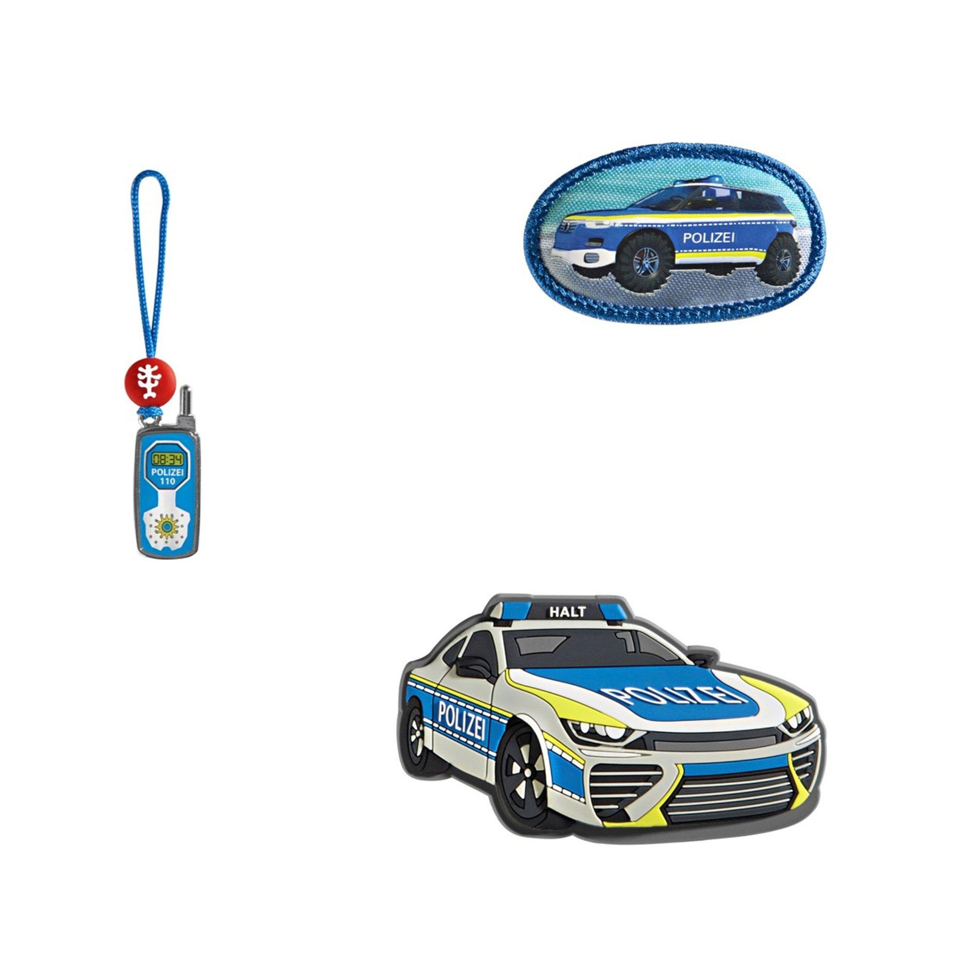 Step by Step Tornister Anhänger Set Police Car Cody