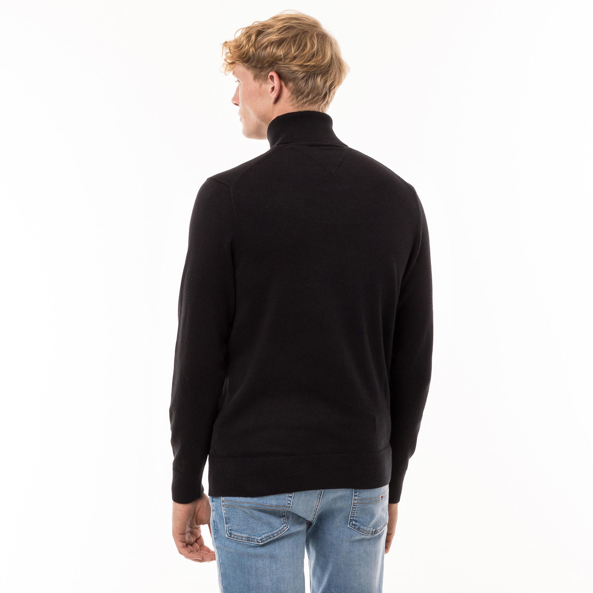 TOMMY HILFIGER PIMA ORG CTN CASHMERE ROLL NECK Cashmere Pullover