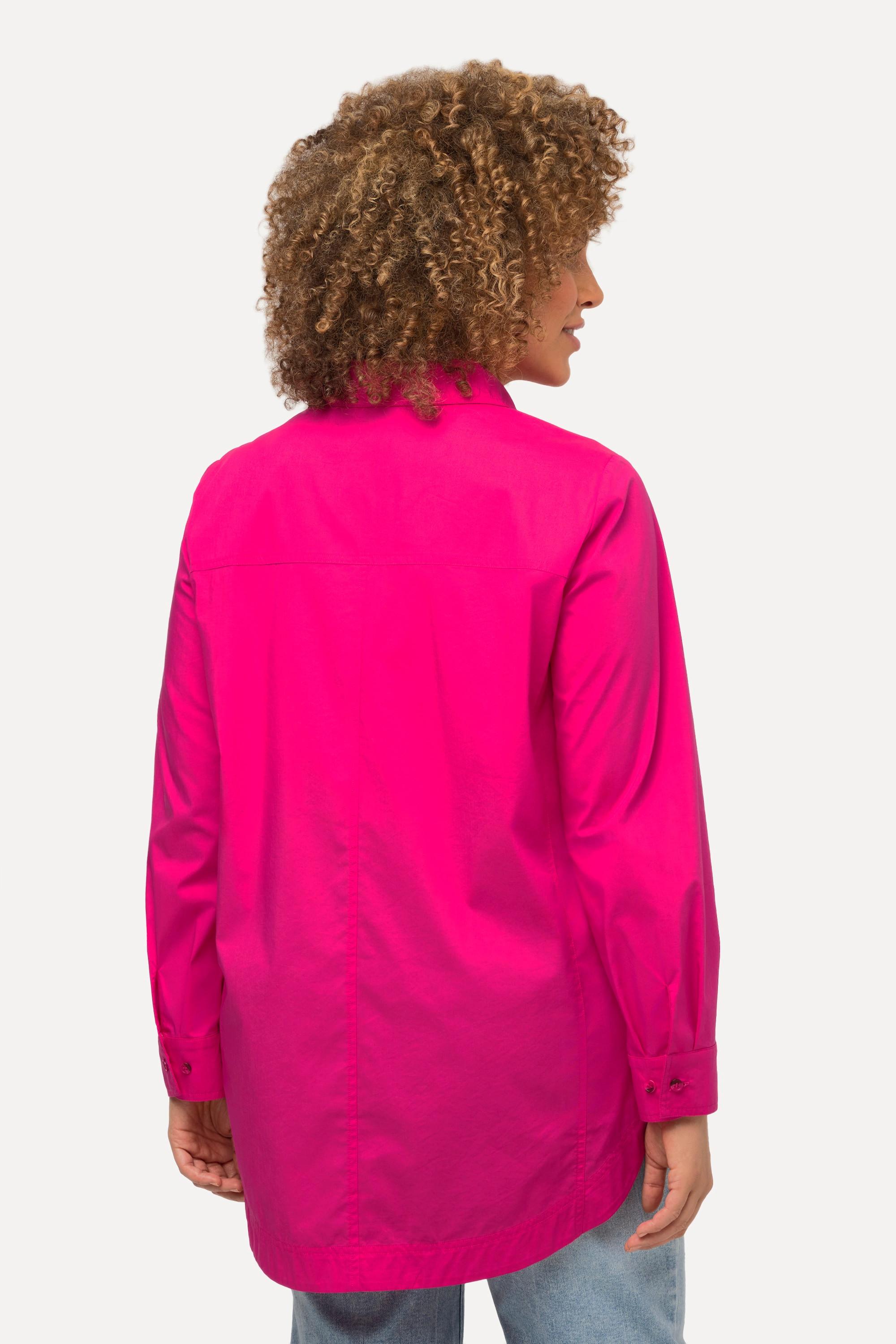 Ulla Popken A-Linie Langarm Hemdbluse