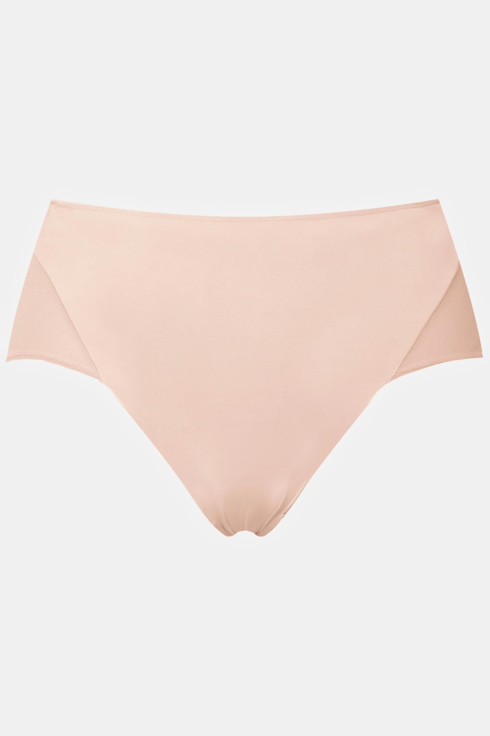 Ulla Popken Maxislip, String-Optik, seitliche Mesh-Einsätze