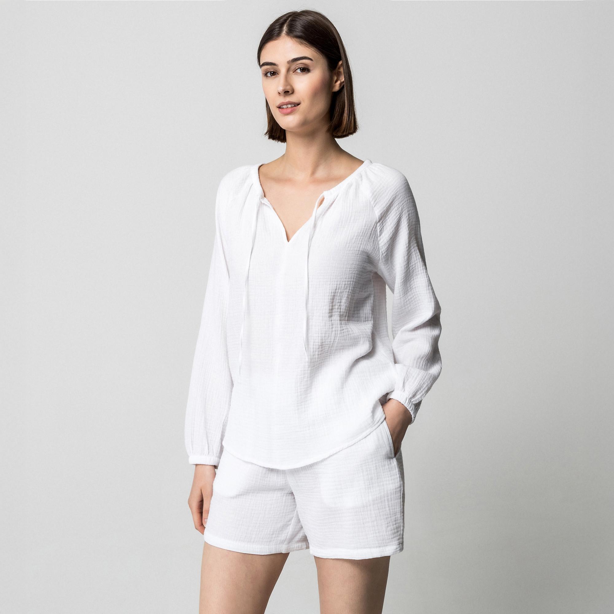 Manor Woman Musselin Regular Fit Shorts