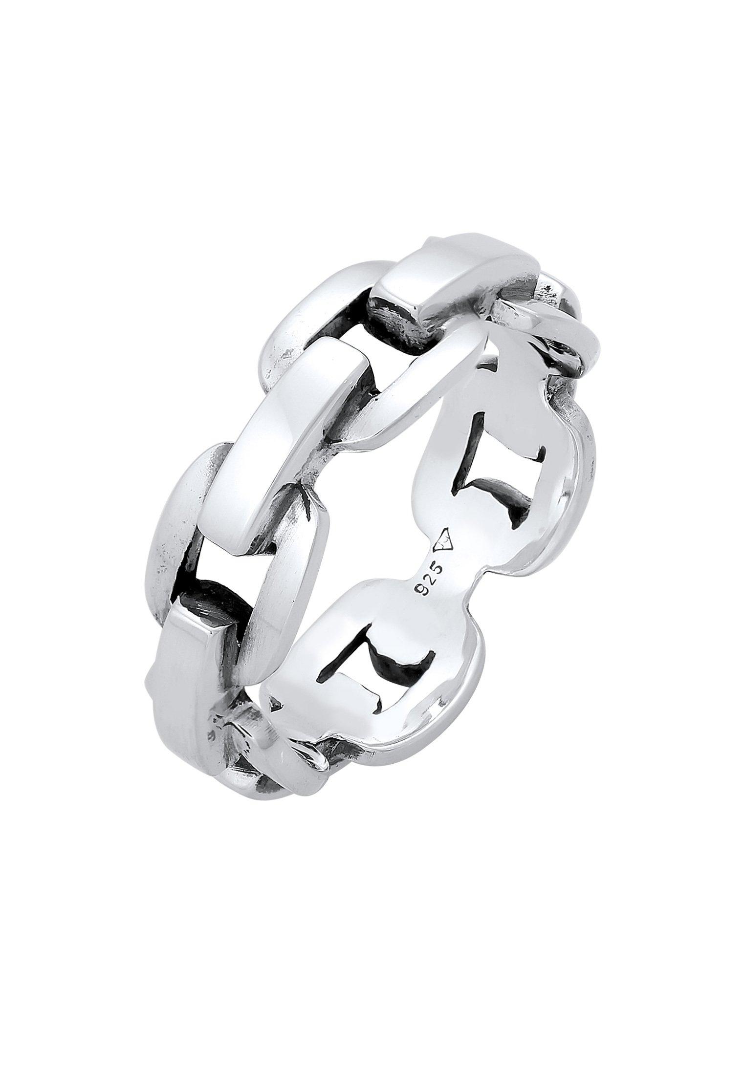 Kuzzoi Ring Anker Kettenring Trend 925 Silber