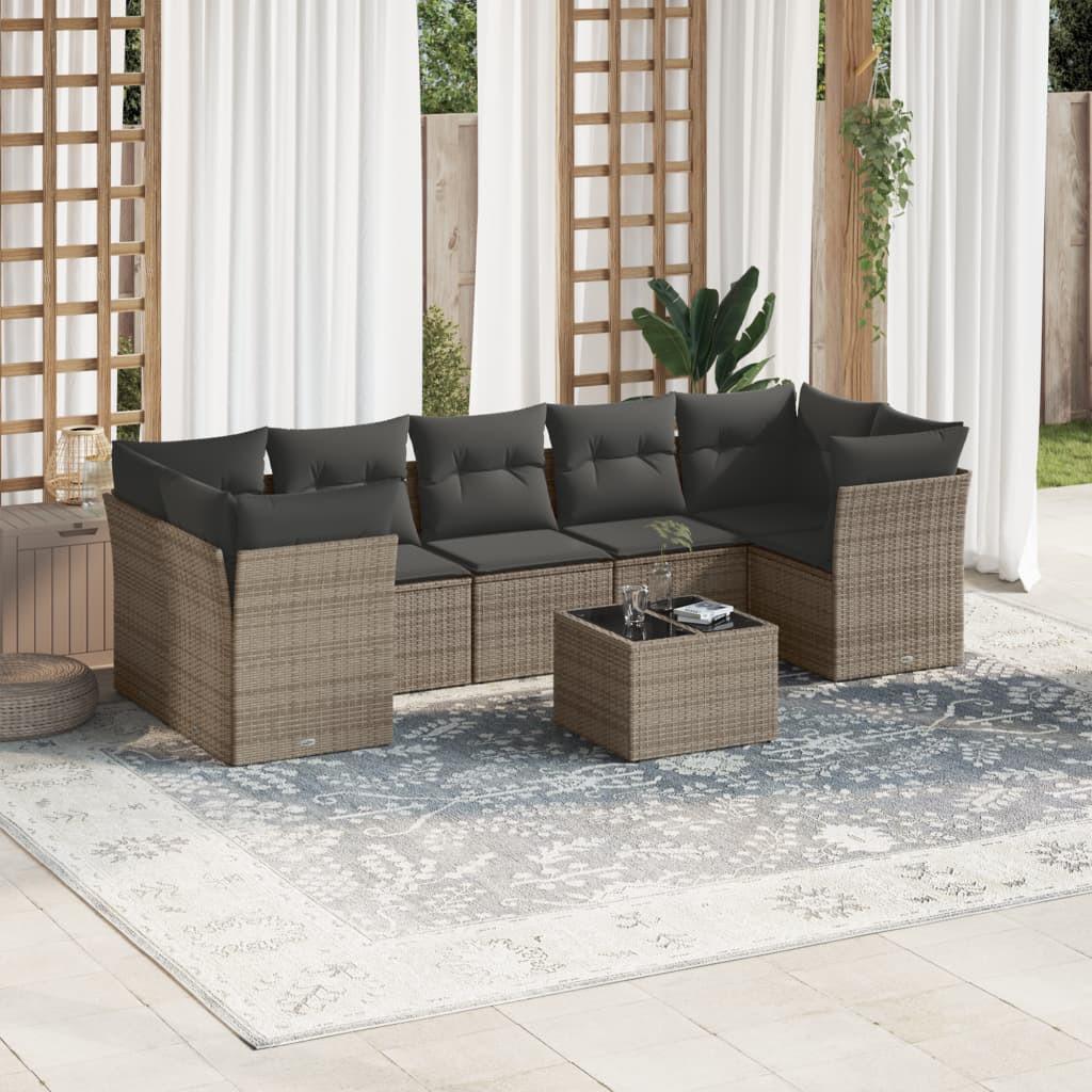 VidaXL Garten sofagarnitur poly-rattan