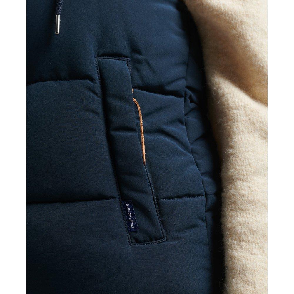 Superdry ärmelloe daunenjacke uperdry everet