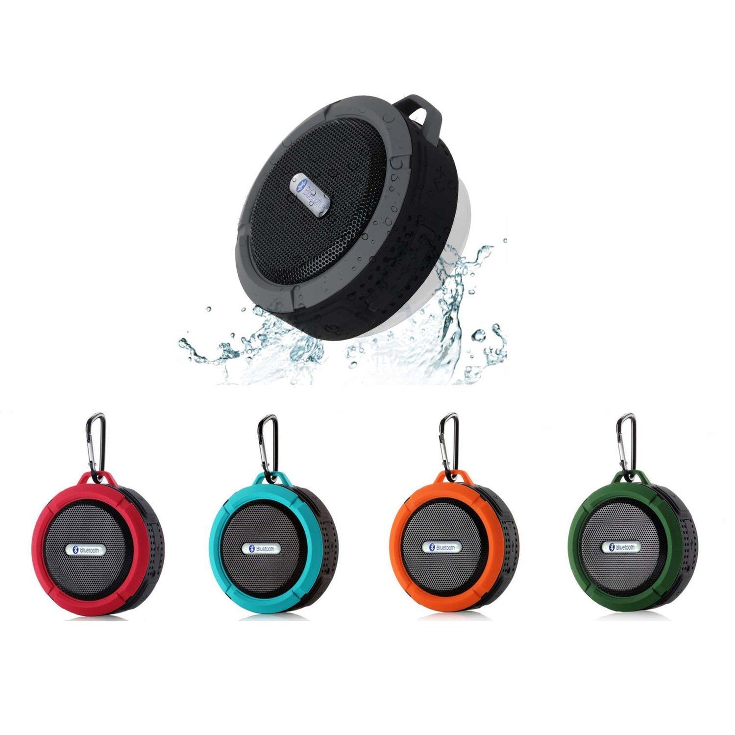 eStore Kabelloser wasserdichter Lautsprecher mit Saugnapf