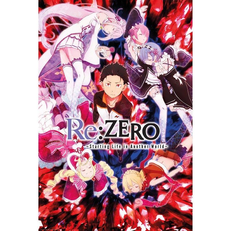 GB Eye Poster - Gerollt und mit Folie versehen - Re Zero - Gruppe