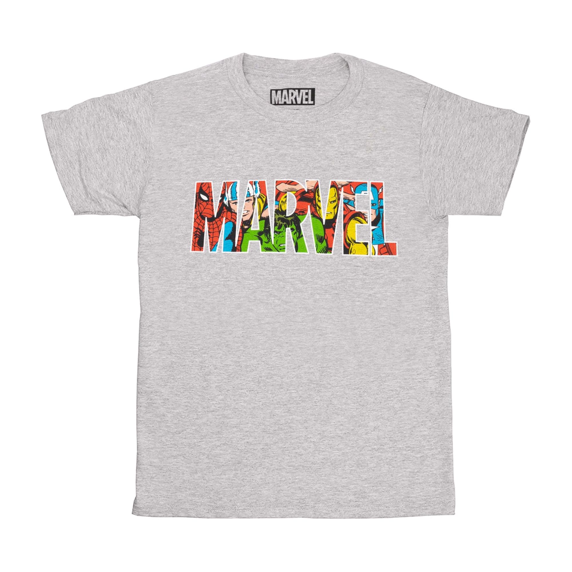 MARVEL Logo Print T-Shirt