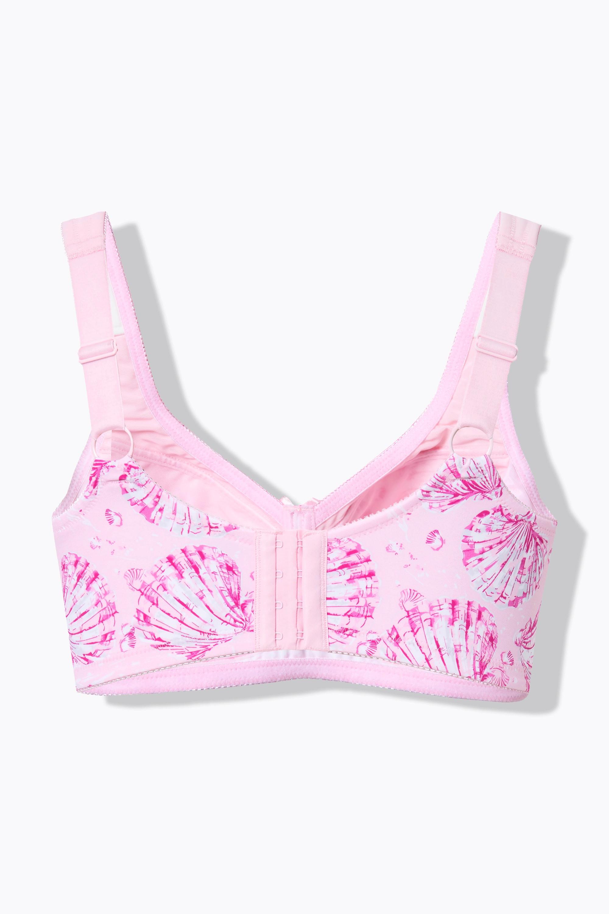 Ulla Popken Entlastungs-BH, bügellos, Muscheln