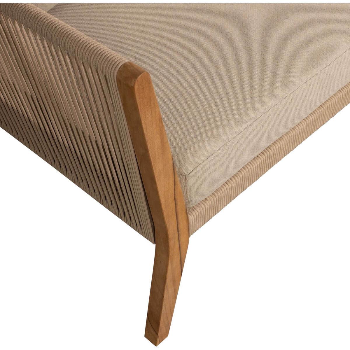 mutoni Gartensofa San Remo Teak sand 180