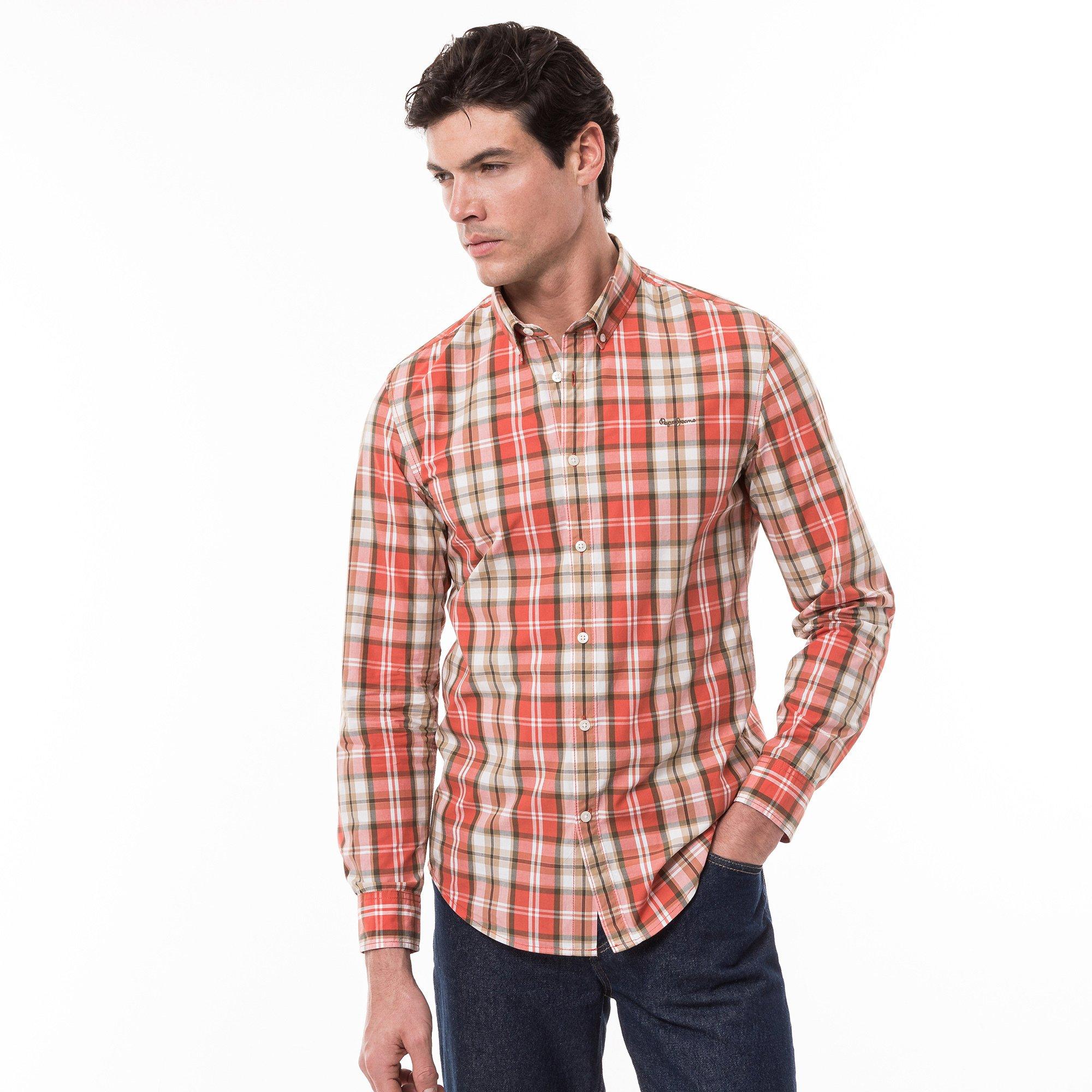 Pepe Jeans London PETERSON Kariertes Slim Fit Langarmhemd