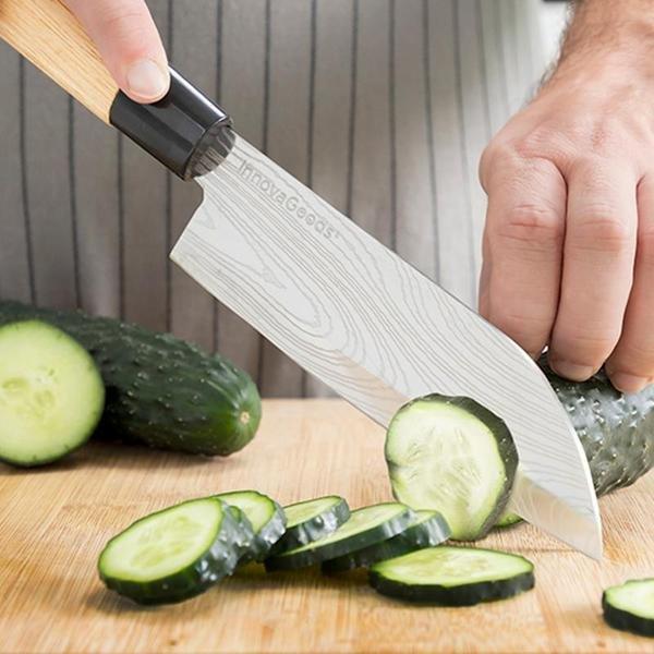 InnovaGoods 3x Messer mit Etui