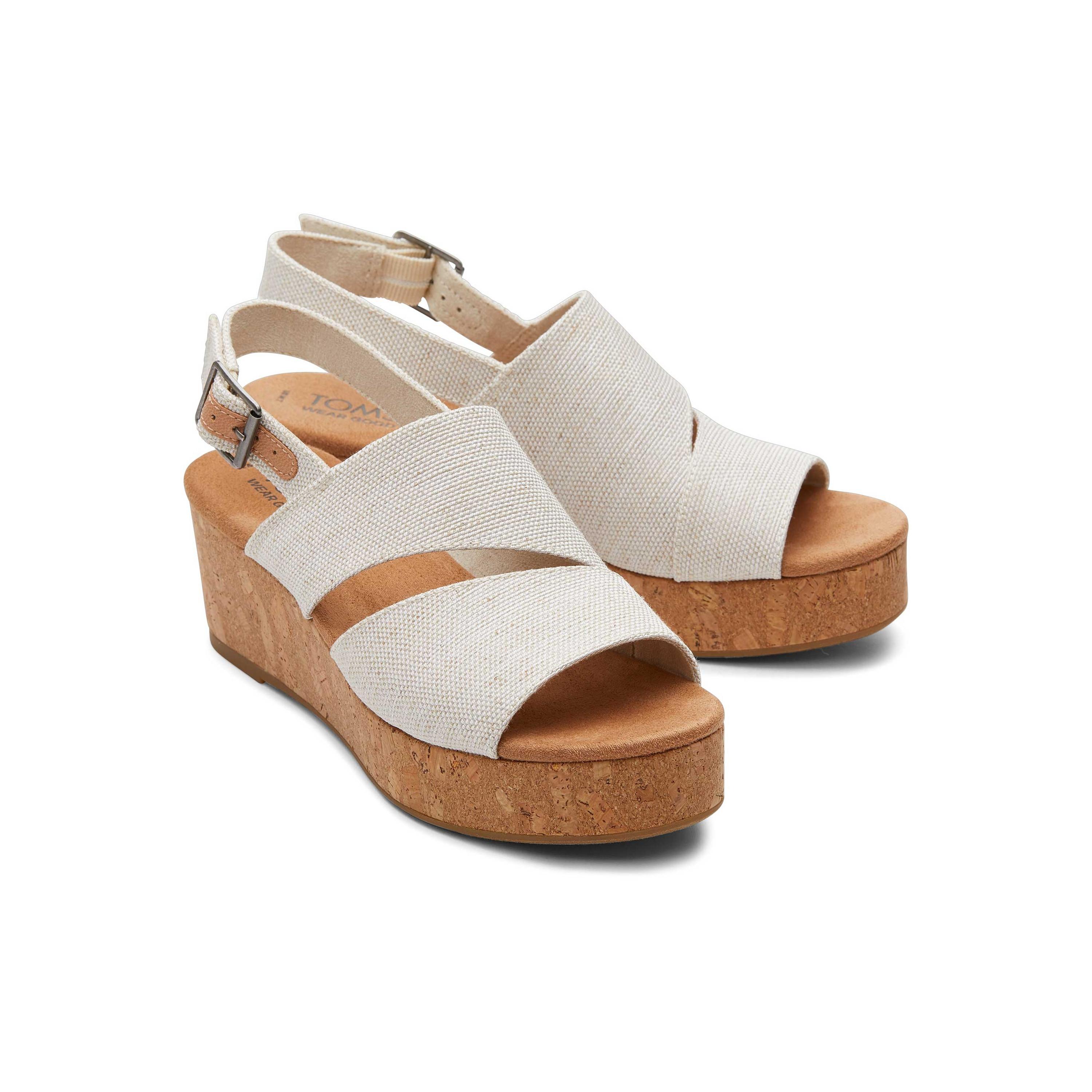 TOMS damen-keilsandalen claudine