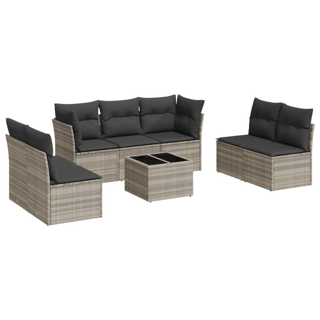 VidaXL Garten sofagarnitur poly-rattan