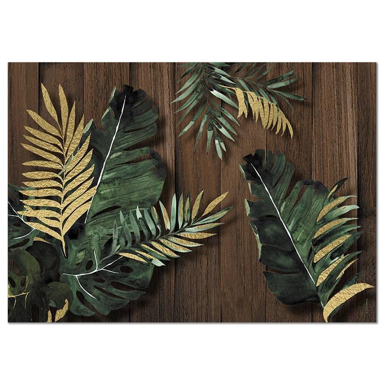 trendform Papiertischset TROPICAL GOLD 4 Sujets à 12 Blatt