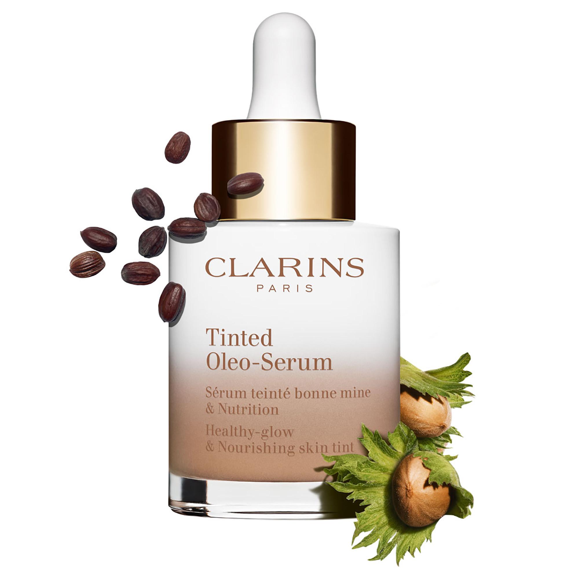 CLARINS TINTED OLEO-SERUM Tinted Oleo-Serum - Nährendes, getöntes Serum für einen gepflegten Teint