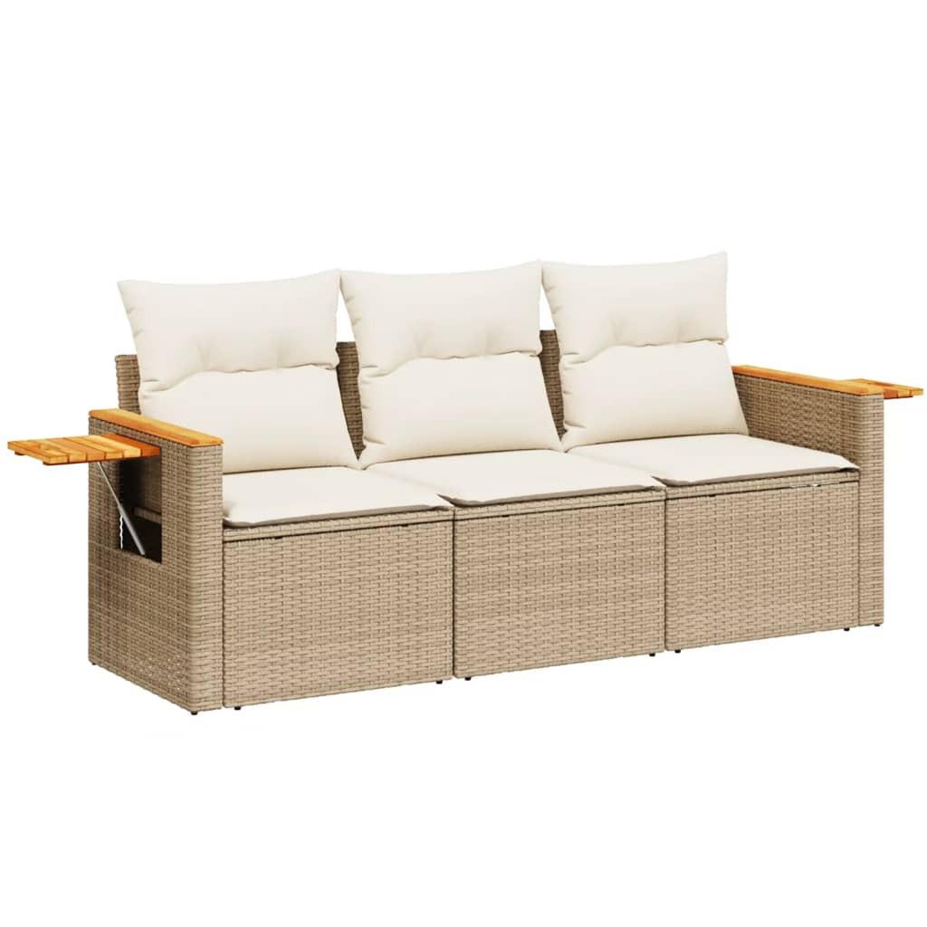 VidaXL Garten sofagarnitur poly-rattan