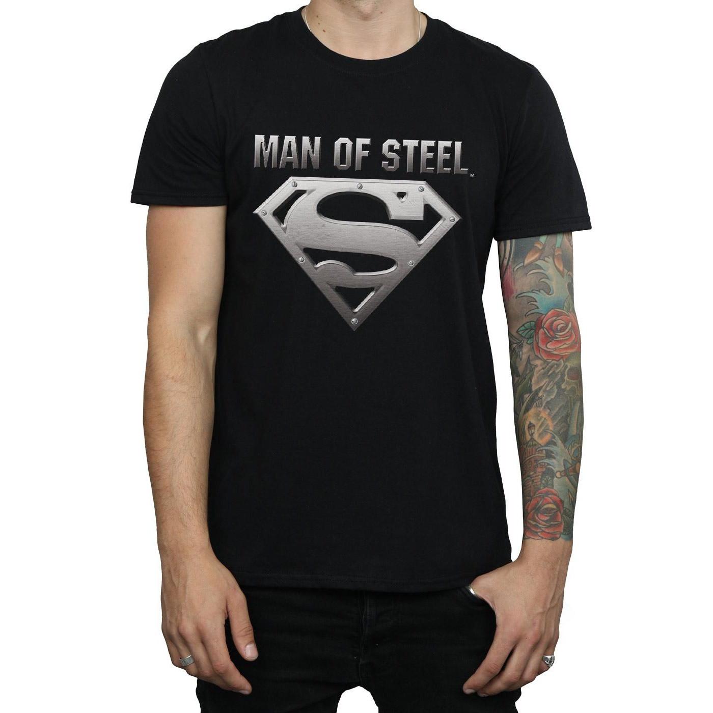 DC COMICS Man of Steel Superman Logo T-Shirt