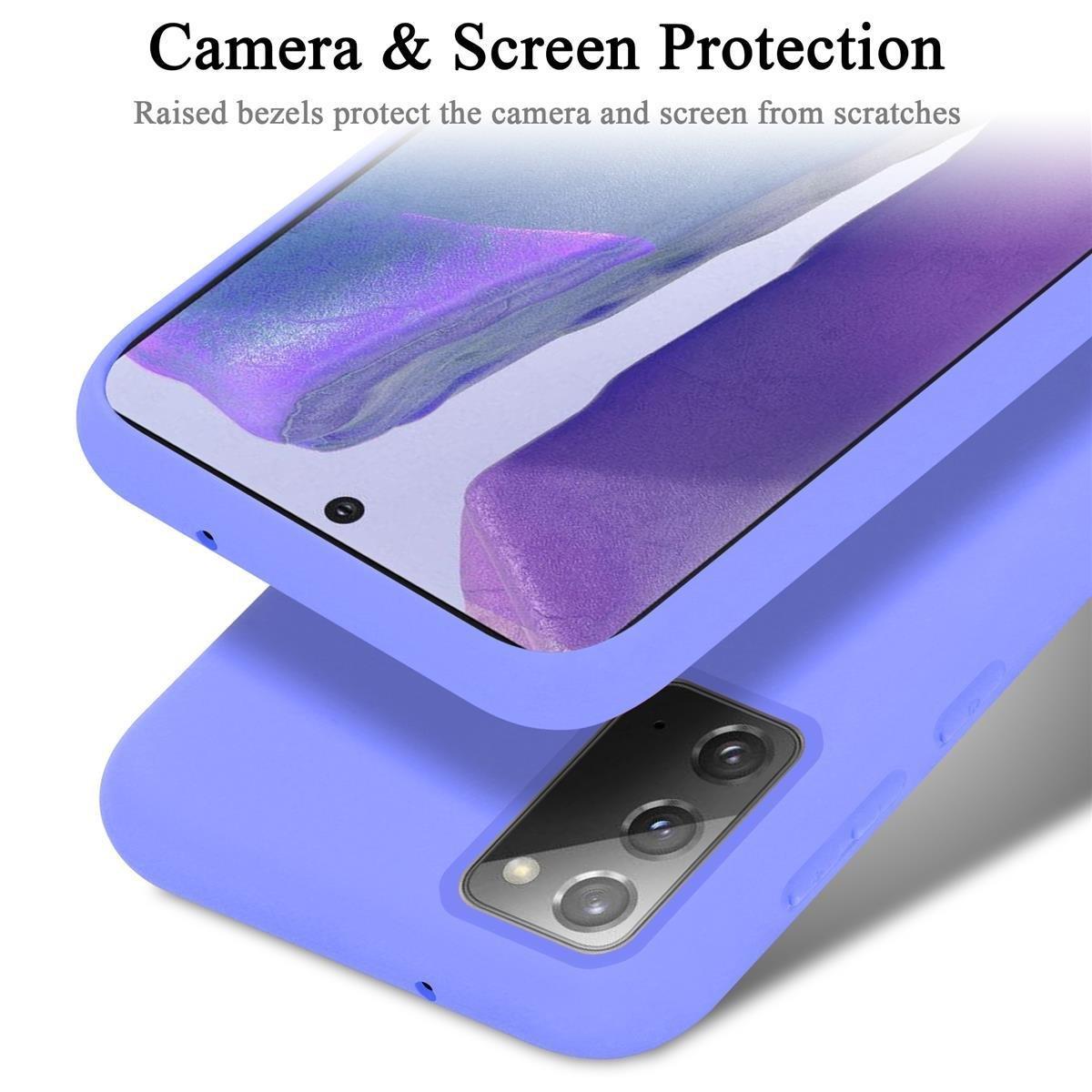 Cadorabo Hülle für Samsung Galaxy NOTE 20 TPU Silikon Liquid