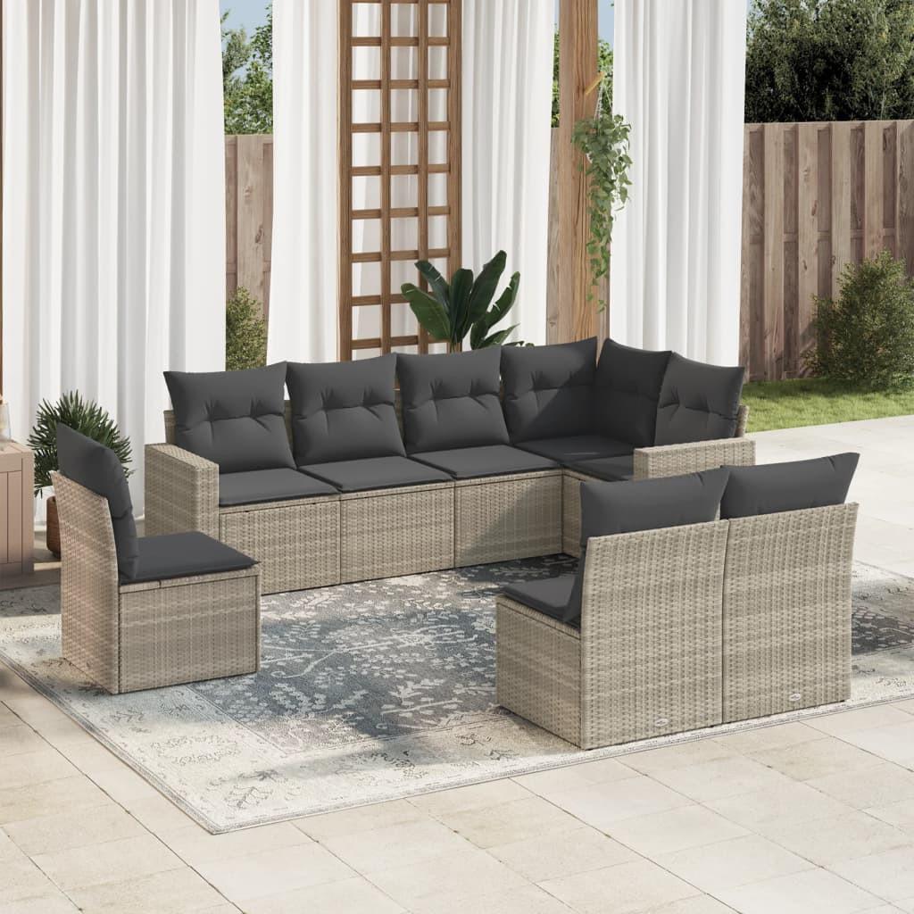 VidaXL Garten sofagarnitur poly-rattan