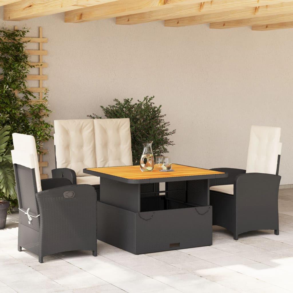 VidaXL Garten essgruppe poly-rattan