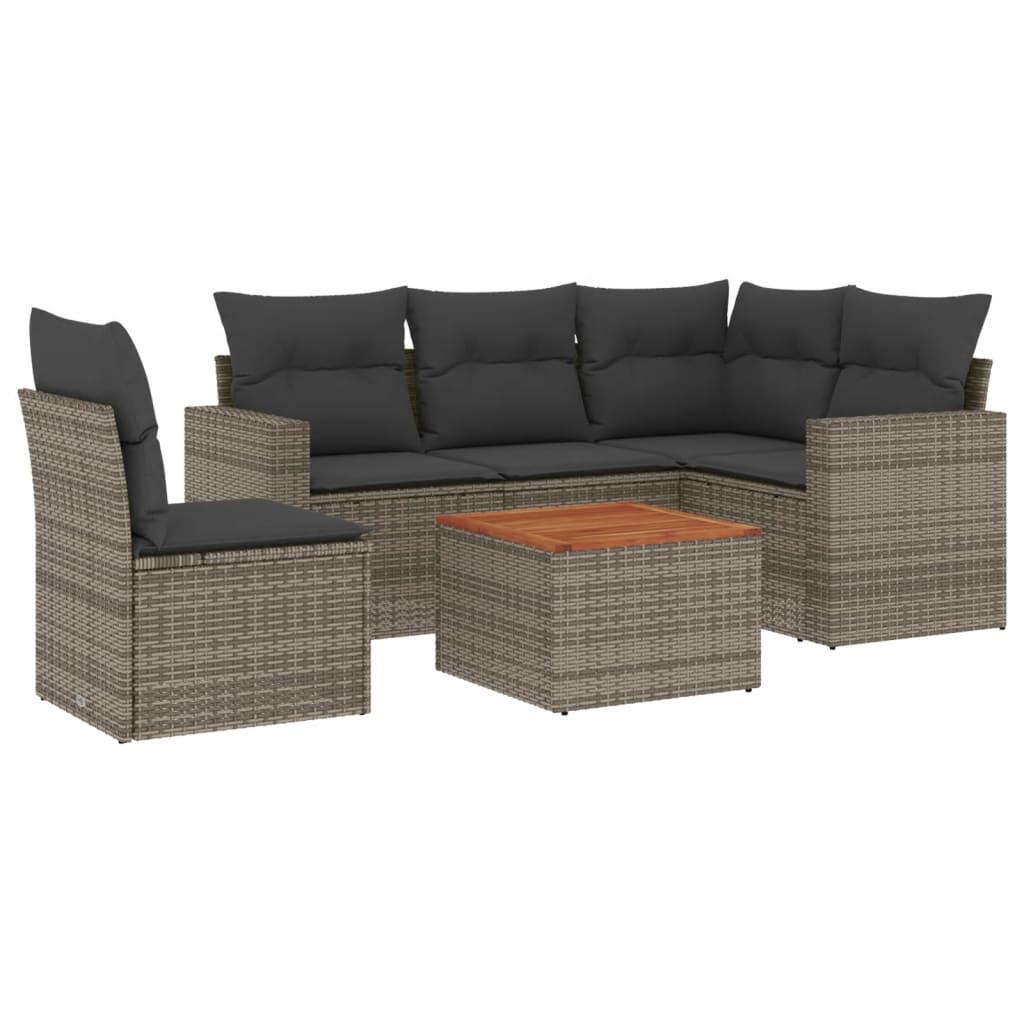 VidaXL Garten sofagarnitur poly-rattan