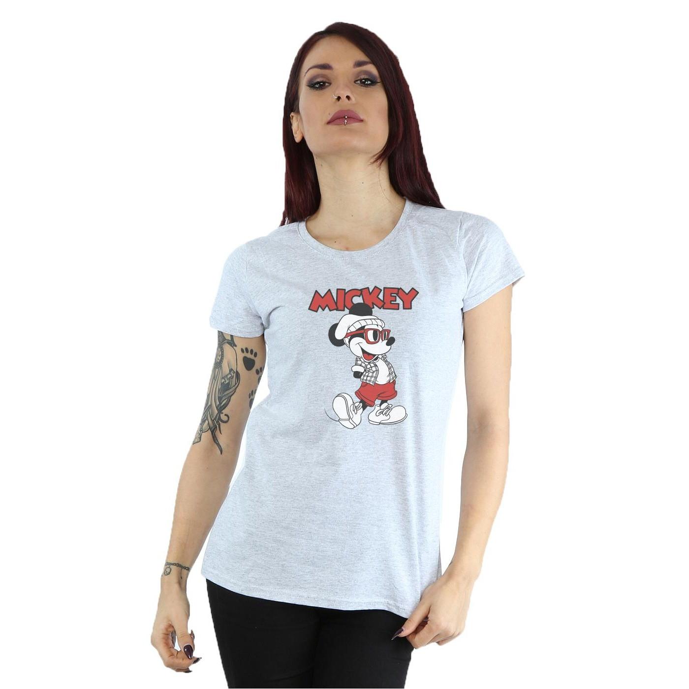 Disney Mickey Mouse bedrucktes Regular Fit T-Shirt