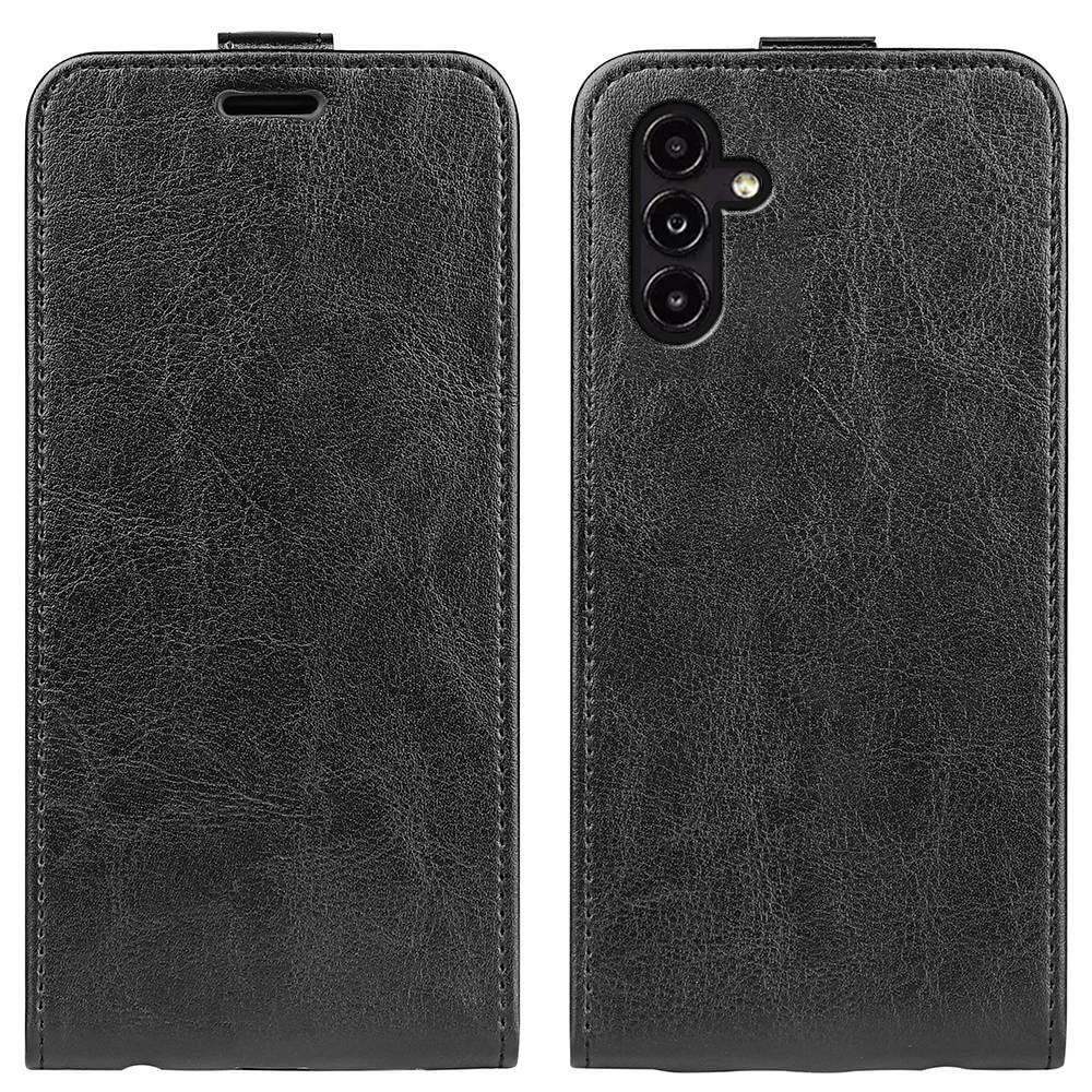Cover-Discount Galaxy A14 - Klassisches Flip Case Vertikal Schwarz
