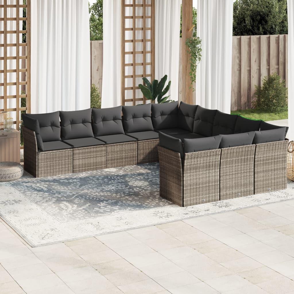 VidaXL Garten sofagarnitur poly-rattan