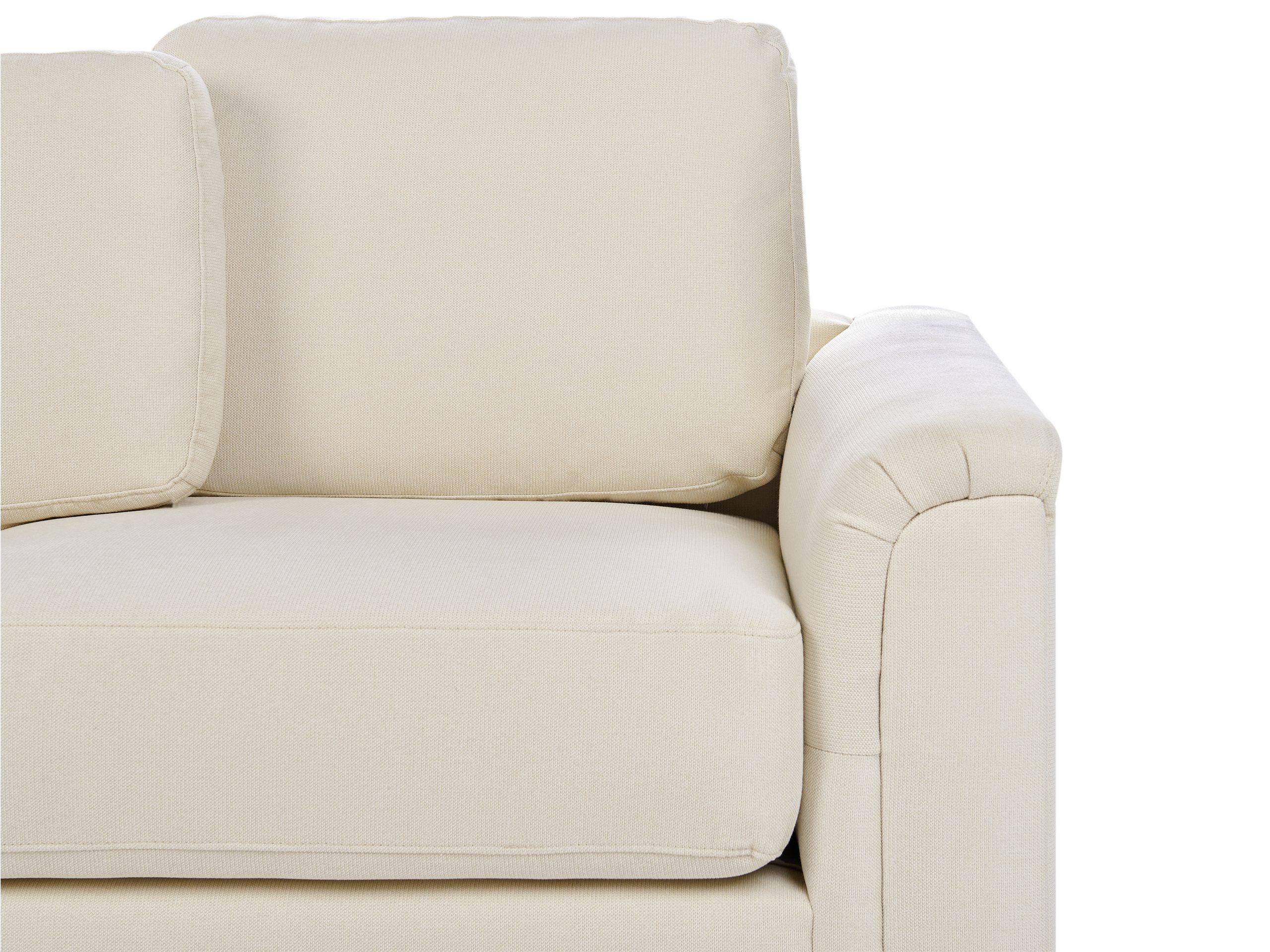 Beliani Rechtsseitiges Ecksofa aus Polyester Klassisch KOHLO