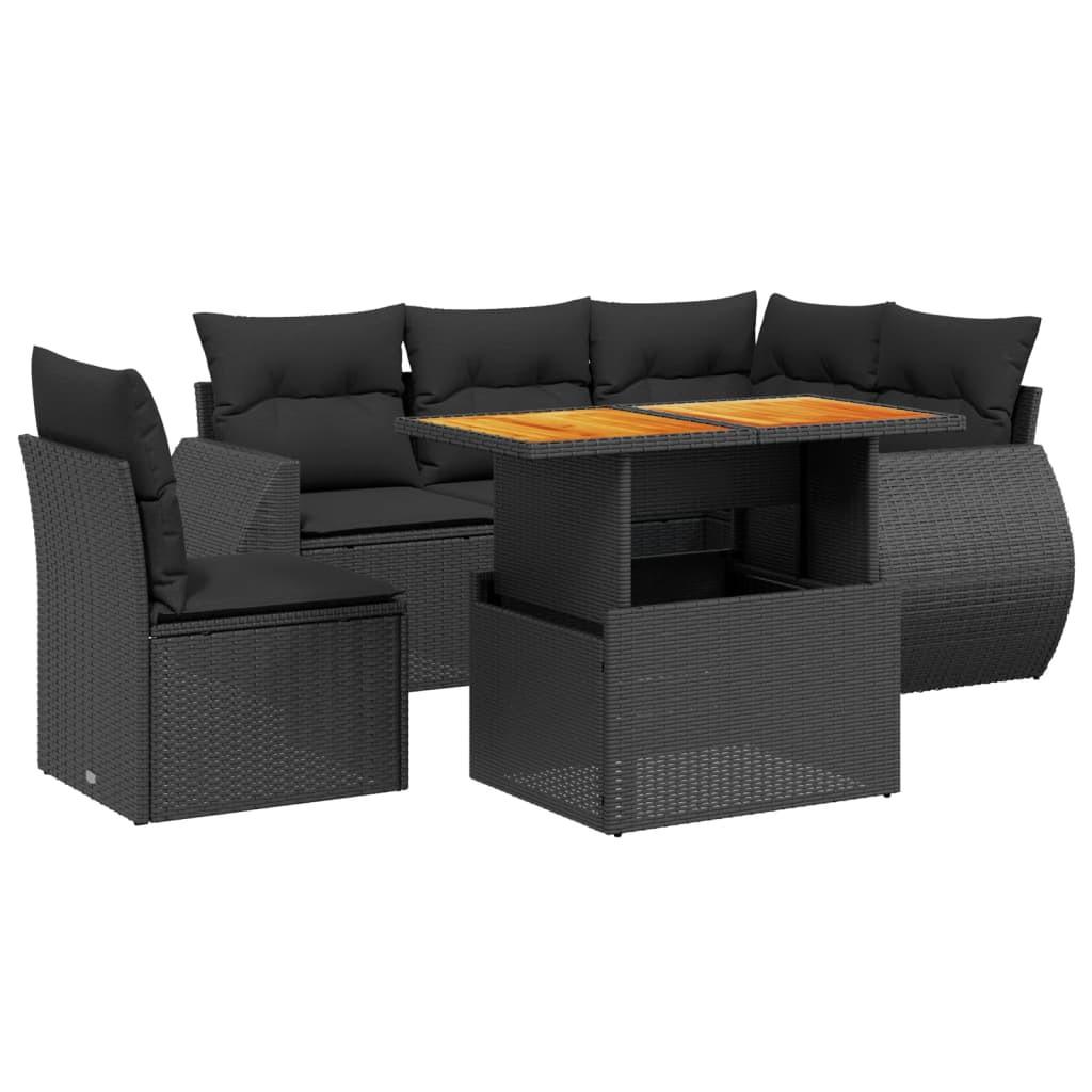 VidaXL Garten sofagarnitur poly-rattan