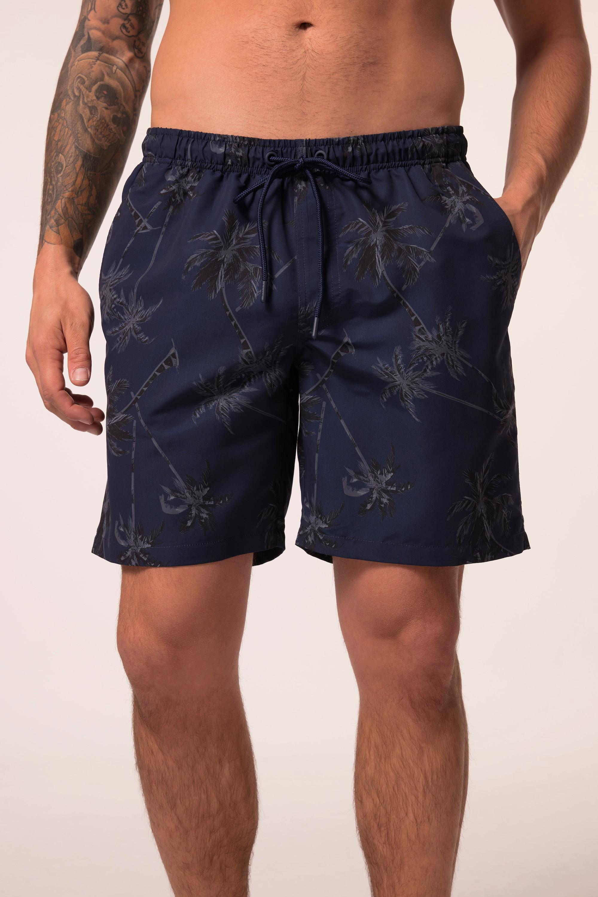JP1880 Badeshorts, Bauchfit, Beachwear, Print