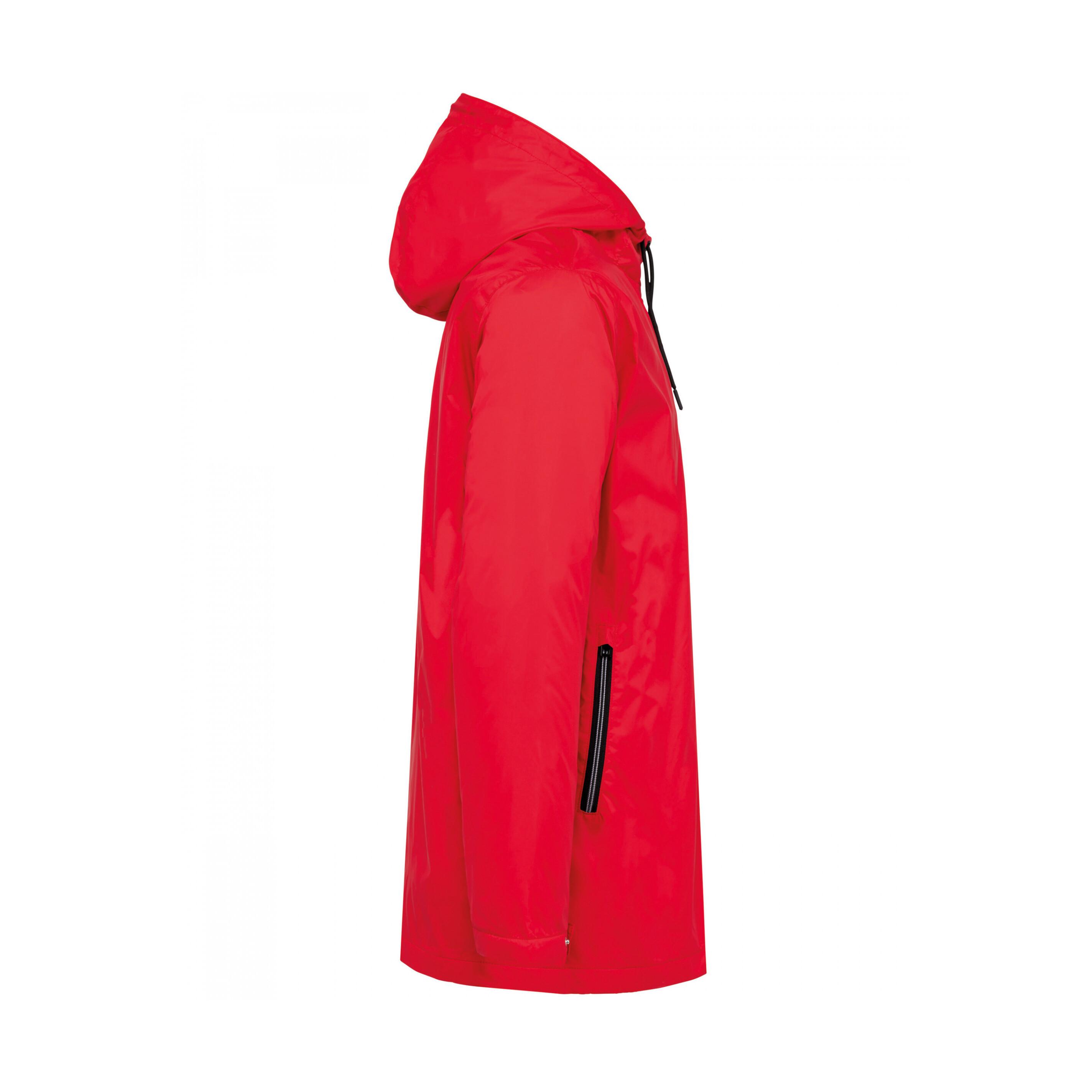 Kariban wasserdichte jacke mit kapuze und mikrofeece-futter