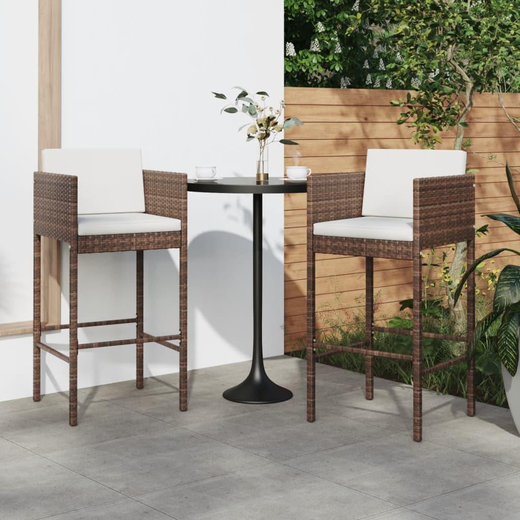 VidaXL Barhocker poly-rattan