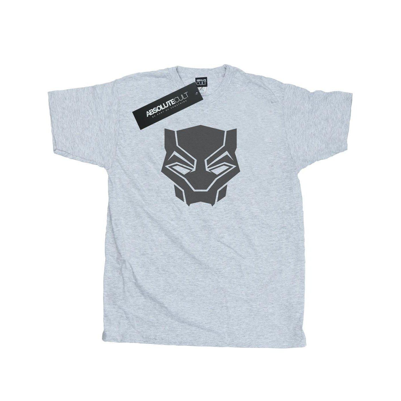 MARVEL Black On Black Bedrucktes T-Shirt