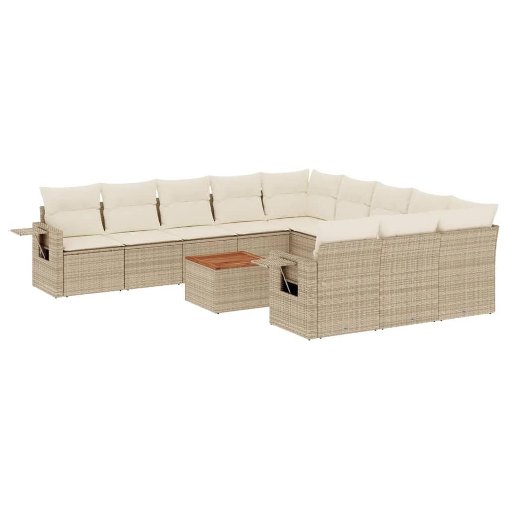 VidaXL Garten sofagarnitur poly-rattan
