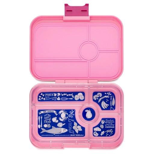 Yumbox Yumbox Tapas XL 5C Capri Pink Bon Appetit Znüni Lunchbox