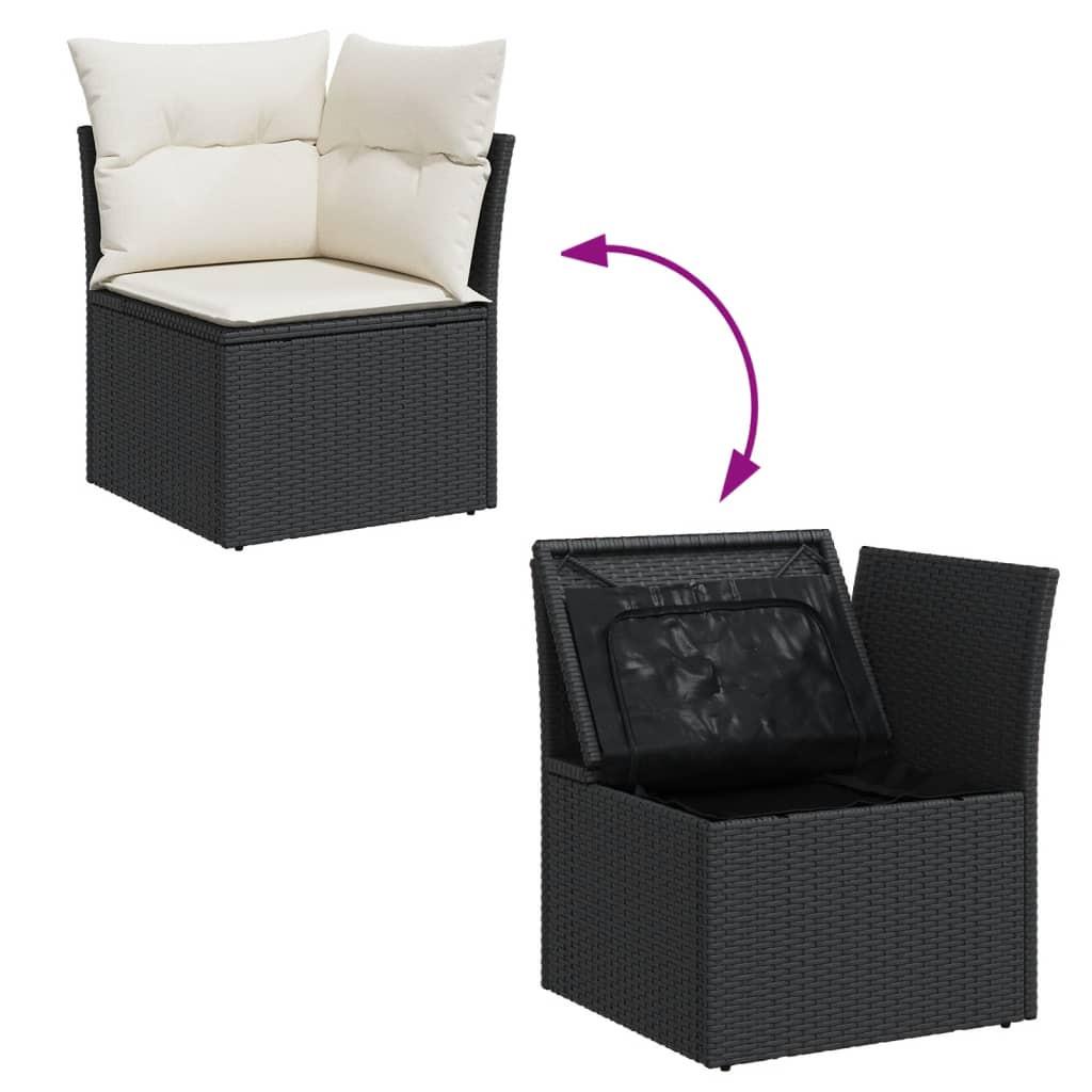 VidaXL Garten sofagarnitur poly-rattan