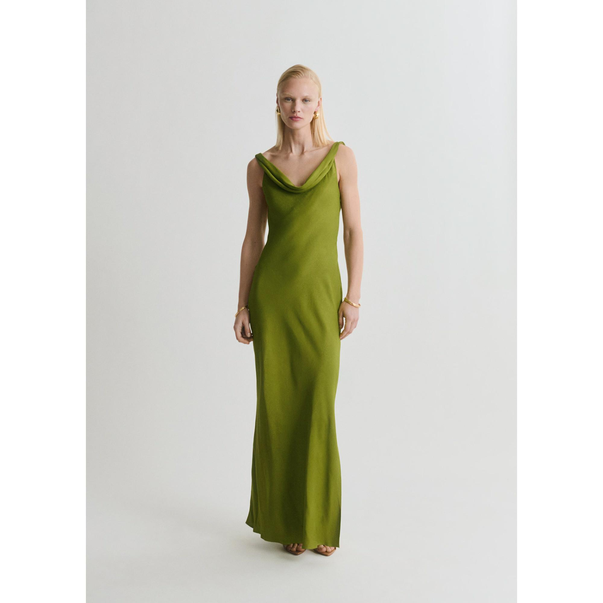MANGO GRASS Maxi Kleid