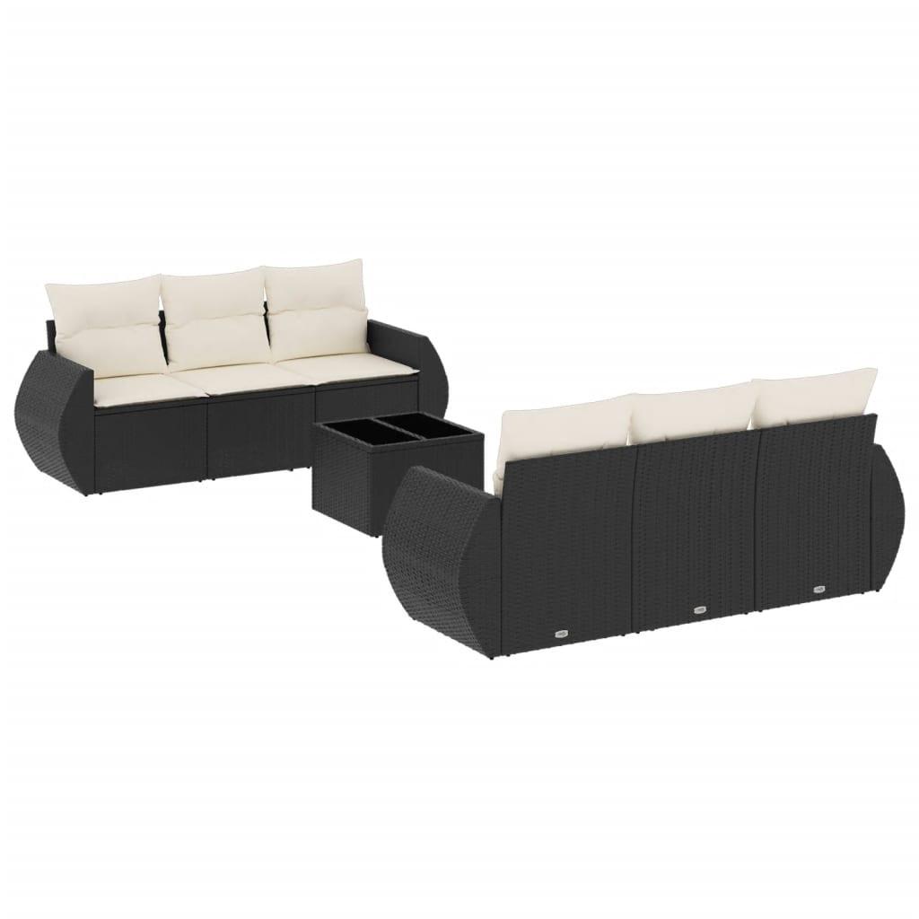 VidaXL Garten sofagarnitur poly-rattan