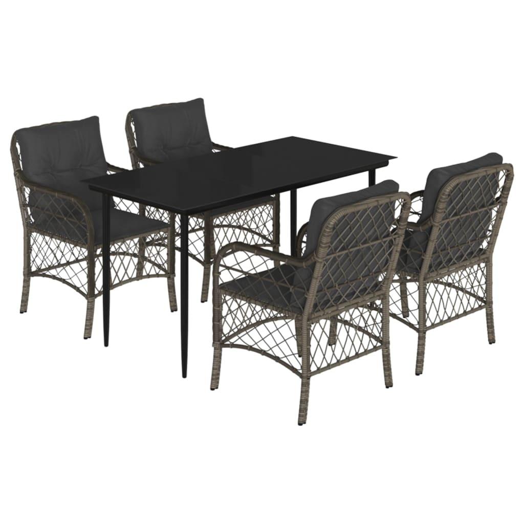 VidaXL Garten essgruppe poly-rattan