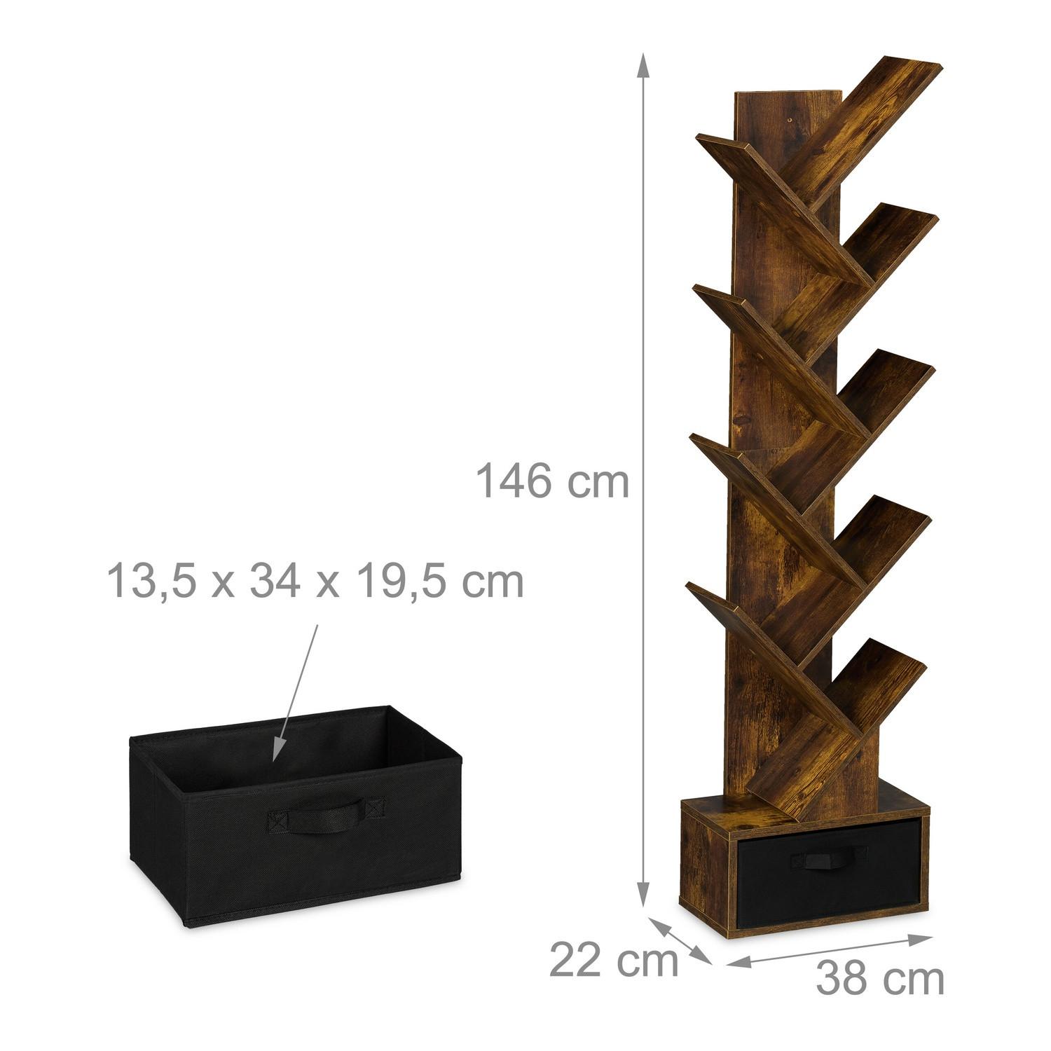 Northix Baumförmiges Bücherregal