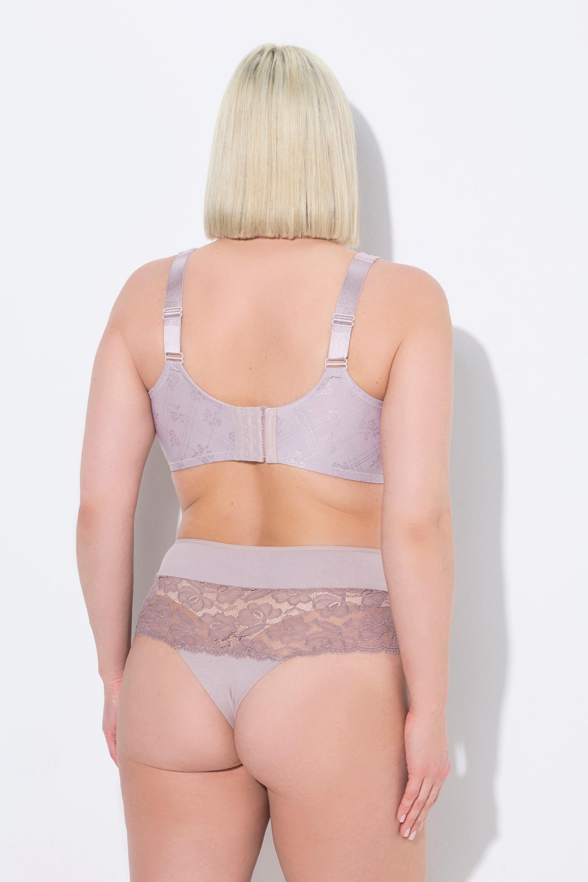 Ulla Popken Entlastungs-BH, ohne Bügel, Spitze, Cup C - G