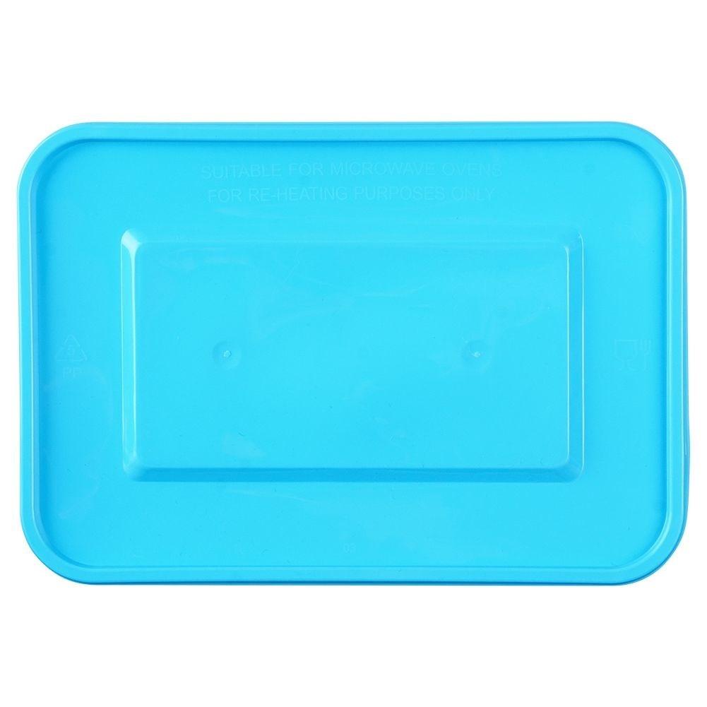 B2X 10er-Set rechteckige Lebensmittelboxen, 650 ml, Kühlschrank & Mikrowelle