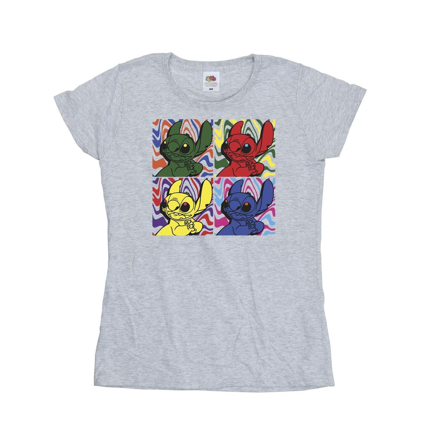 Disney Stitch Pop Art Print T-Shirt