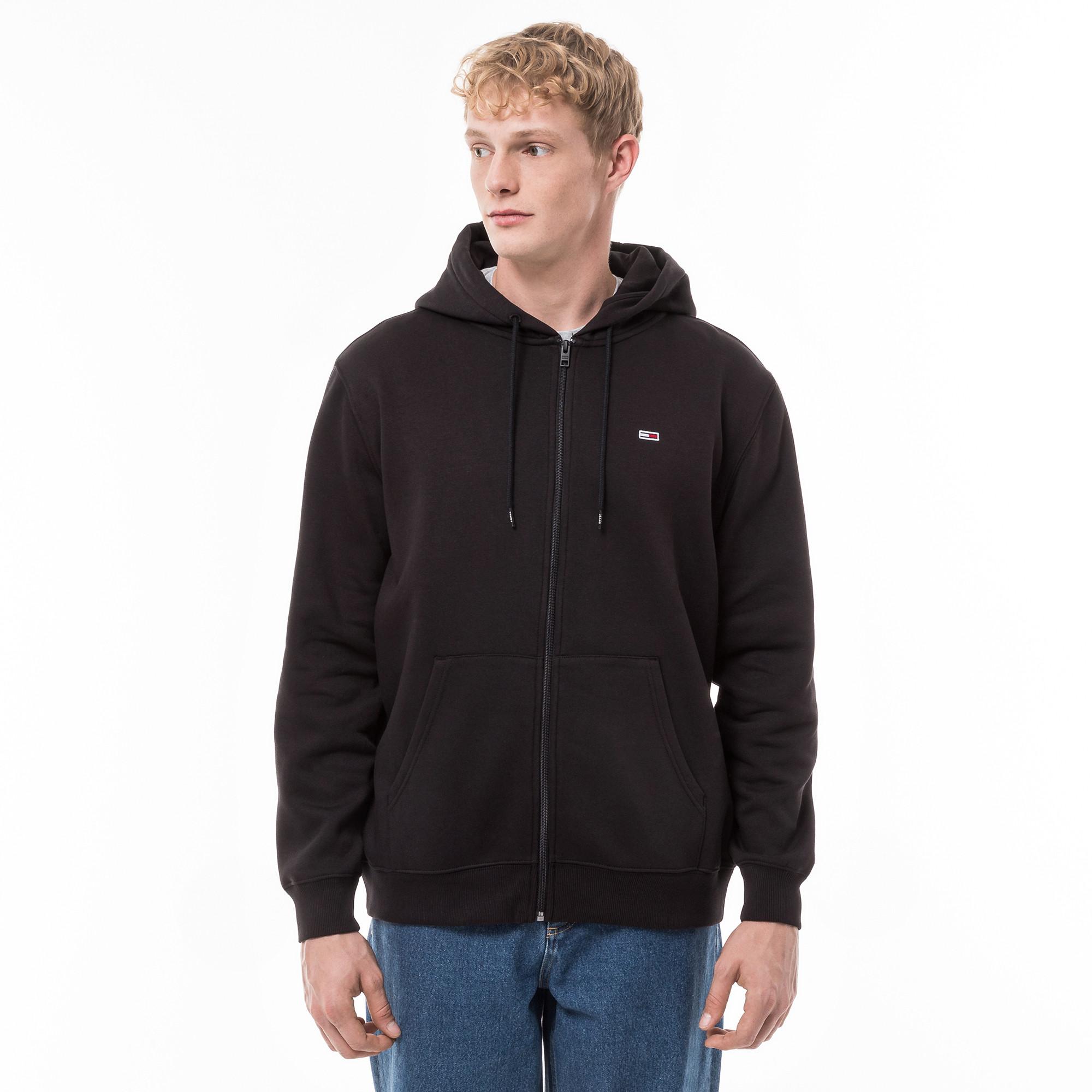 TOMMY JEANS TJM REG S FLAG ZIP FLEECE THRU Sweatjacke